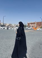شال کویتی نگین نقره ای - Image 3