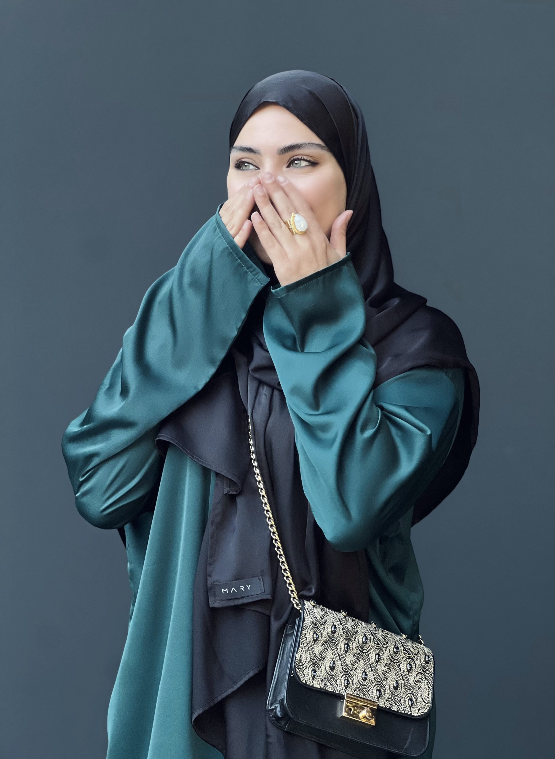 IMG_4799 شومیز شلوار ساتن یشمی - Image 1